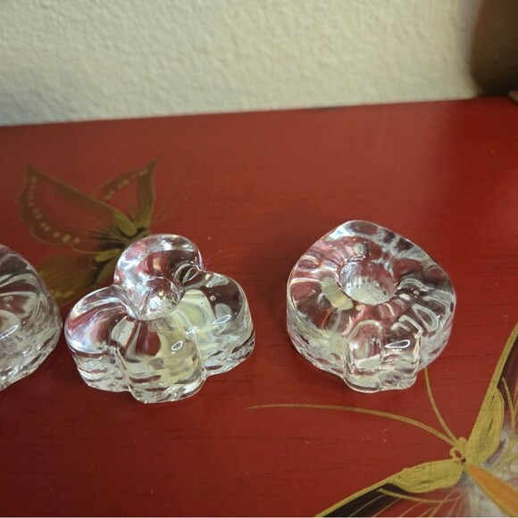 Vintage Beacon Hill Mid Century Card Suite Candle Holders Set of 4 Rare Find - Picture 8 of 11